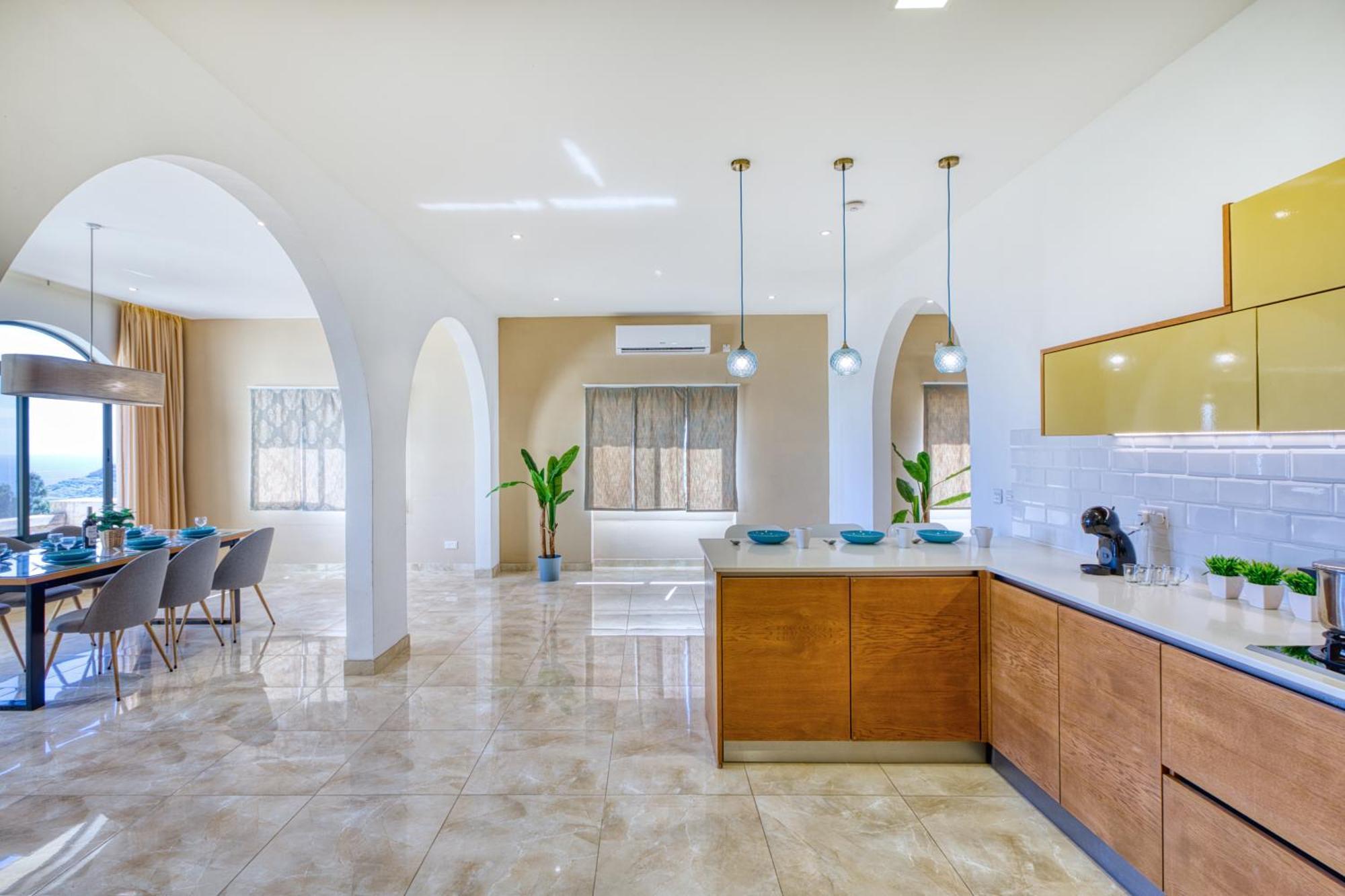 Spacious, Bright, Valley & Sea View Maisonette Xagħra Exteriör bild