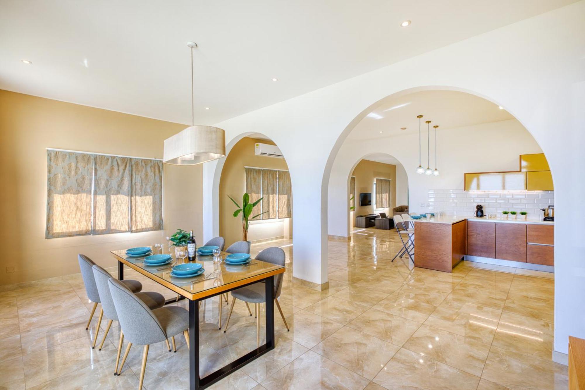 Spacious, Bright, Valley & Sea View Maisonette Xagħra Exteriör bild
