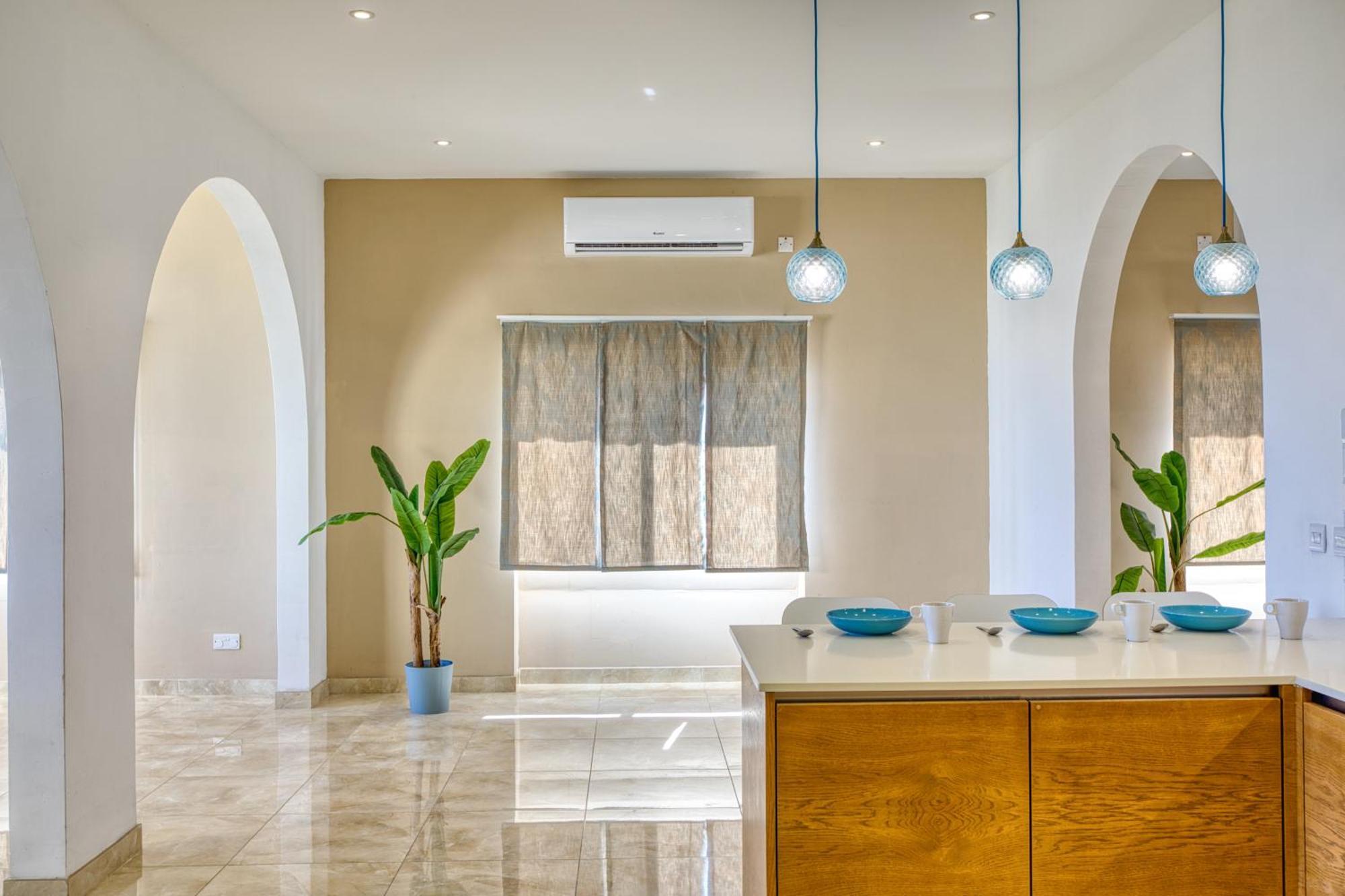 Spacious, Bright, Valley & Sea View Maisonette Xagħra Exteriör bild